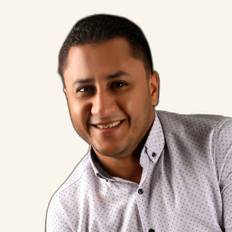 Professional portrait of Ahmed Mohey